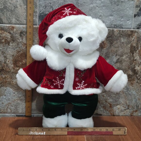 DanDee Snowflake Teddy Christmas Bear 2007 Stuffed Animal 20" - Picture 7 of 14